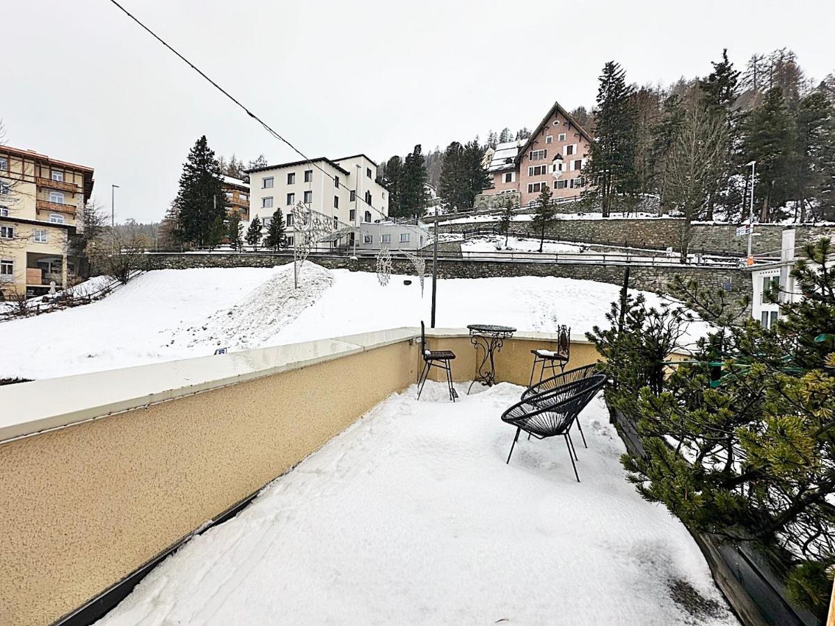 Kleines Juwel, Zentral, Mit Garage Und Pool - Cb102 Apartment St. Moritz Exterior photo